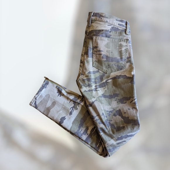 Ramy Brook Kate Mid Rise Skinny Camo Jeans - Picture 5 of 6